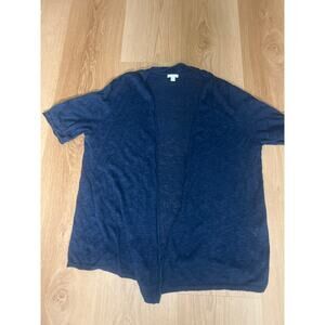 J. Jill Short Sleeve Open Front Cardigan sz XL